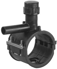 TRÓJNIK SIODŁOWY Z NAWIERTKĄ PE100 DN 75/63 * PLASSON * elektro